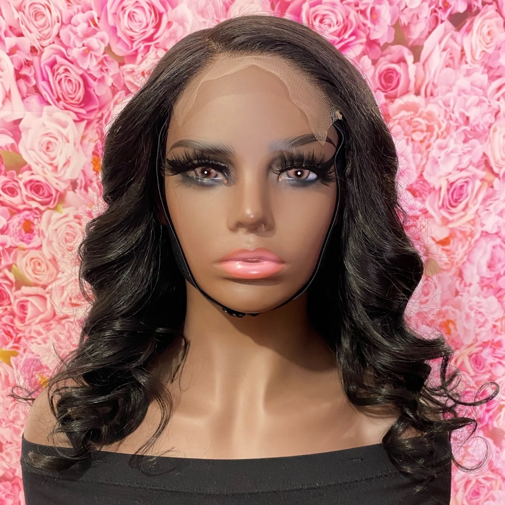 SOLD 14” Wig Virgin Hair 5x5 HD Closure